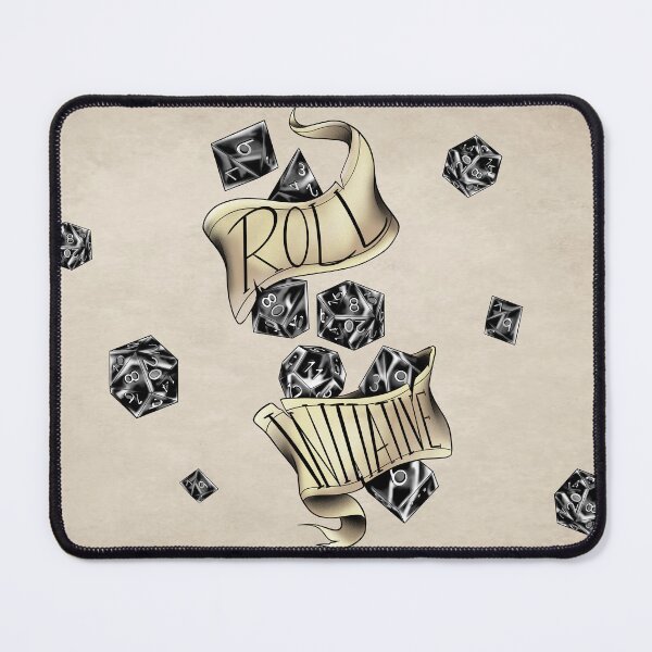 Item preview, DnD Roll Initiative (black) designed and sold by RetroCoven.