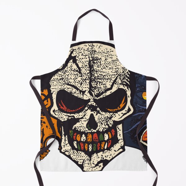 Item preview, panther tiger skull fantasy old school designed and sold by Achille3777.