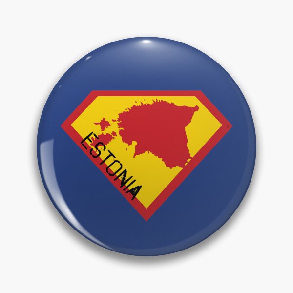 Item preview, ESTONIA SHIELD - Freedom Is The Superpower -  SUPERHERO spellout design designed and sold by pelagio.