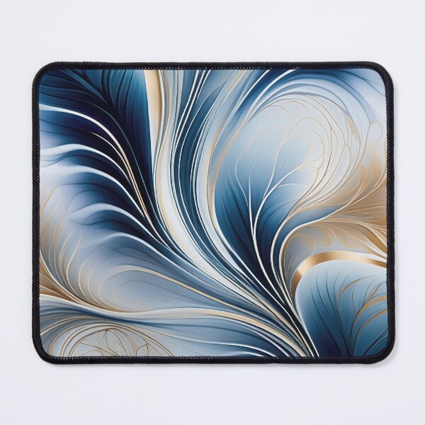 Item preview, Golden Breeze - Flow of Blue & Gold designed and sold by FutureImaging.