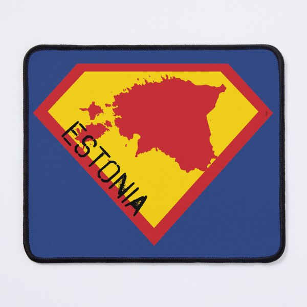 Item preview, ESTONIA SHIELD - Freedom Is The Superpower - SUPERHERO spellout design designed and sold by pelagio.