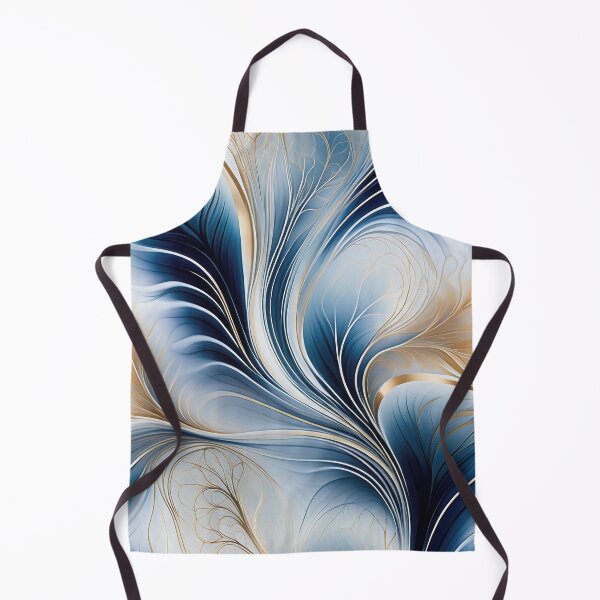 Item preview, Golden Breeze - Flow of Blue & Gold designed and sold by FutureImaging.