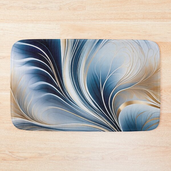 Item preview, Golden Breeze - Flow of Blue & Gold designed and sold by FutureImaging.