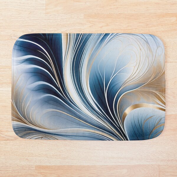 Item preview, Golden Breeze - Flow of Blue & Gold designed and sold by FutureImaging.