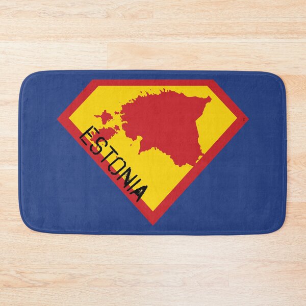 Item preview, ESTONIA SHIELD - Freedom Is The Superpower -  SUPERHERO spellout design designed and sold by pelagio.