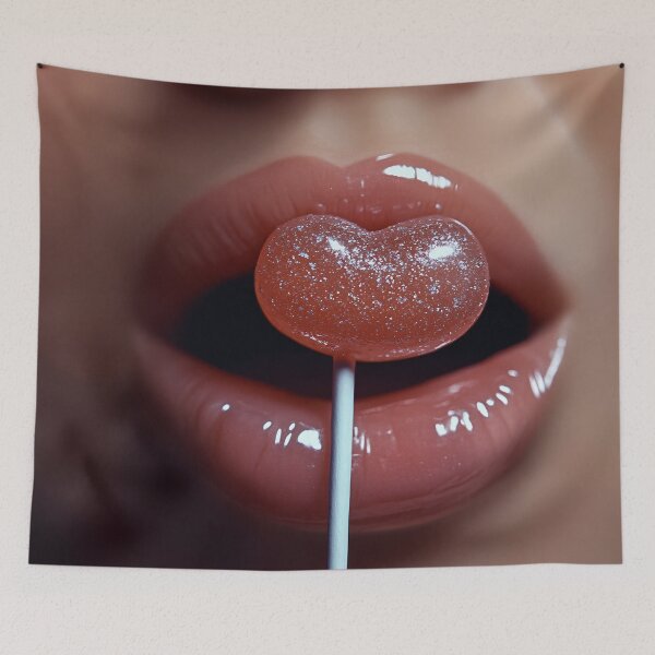 Item preview, Glossy Lips with Heart designed and sold by NomadicDreamer.