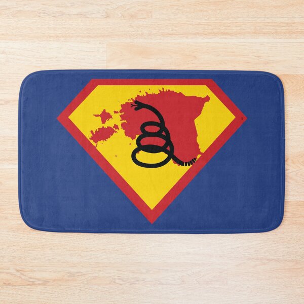 Item preview, ESTONIA SHIELD - Freedom Is The Superpower - Modern Gadsden Snake Flag - Dont Tread On Me SUPERHERO  design designed and sold by pelagio.