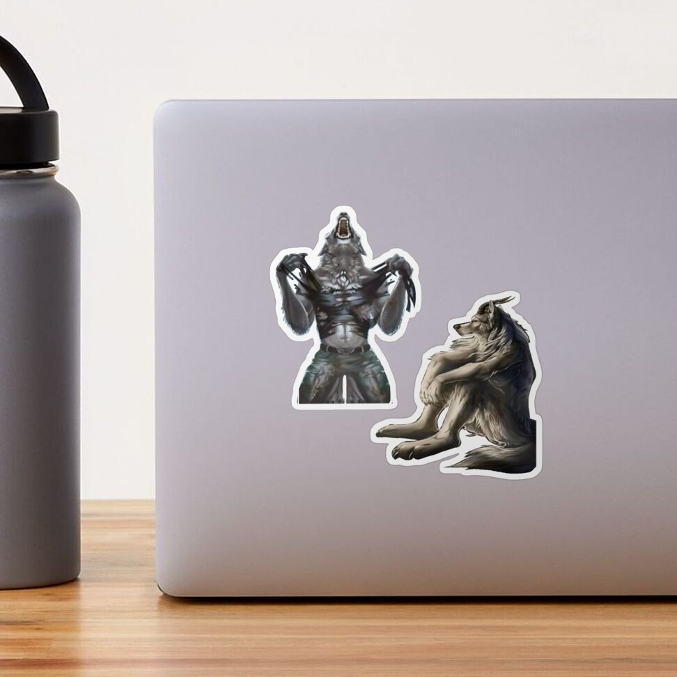 alpha wolves meme stickers