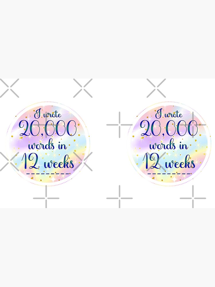 Thumbnail 6 of 6, Coffee Mug, "I wrote 20,000 words in 12 weeks." version 1: Unicorn designed and sold by RockWinterRec.