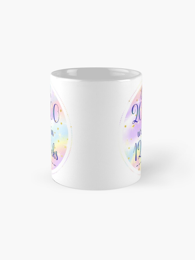 Thumbnail 4 of 6, Coffee Mug, "I wrote 20,000 words in 12 weeks." version 1: Unicorn designed and sold by RockWinterRec.
