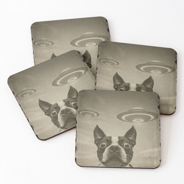 Item preview, French Bulldog Dog Selfie Phone Old Photo Funny UFO Sighting designed and sold by d247.