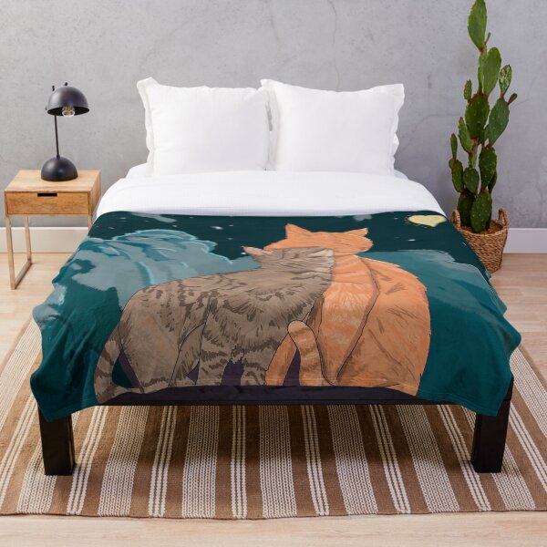 Item preview, Kitten Love Under Moonlight - Romantic Art designed and sold by racalari.