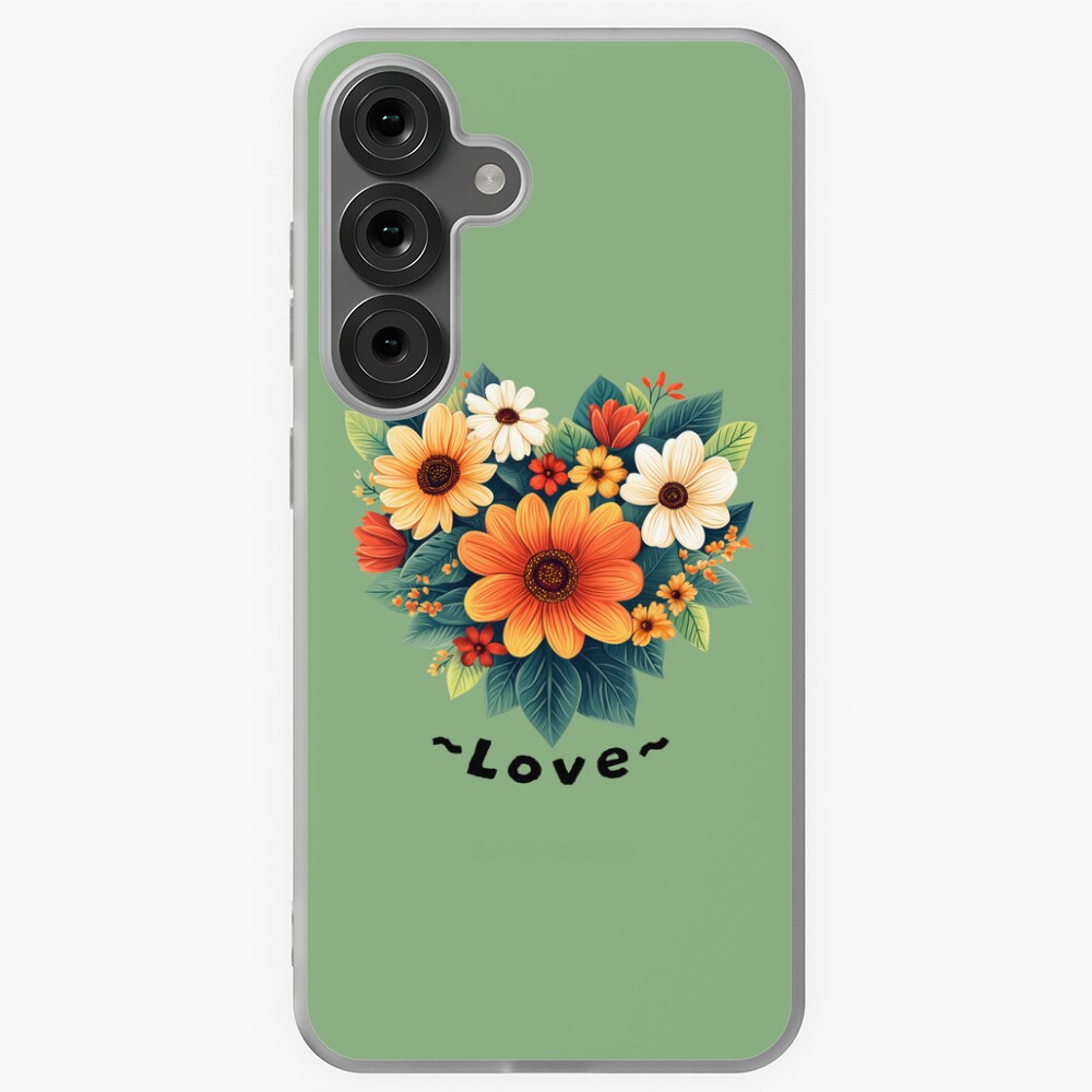 Samsung Galaxy Soft Case - Heart in Bloom