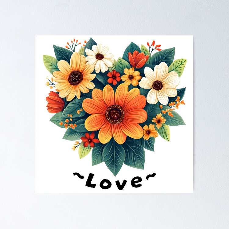 Heart-Shaped Floral Arrangement