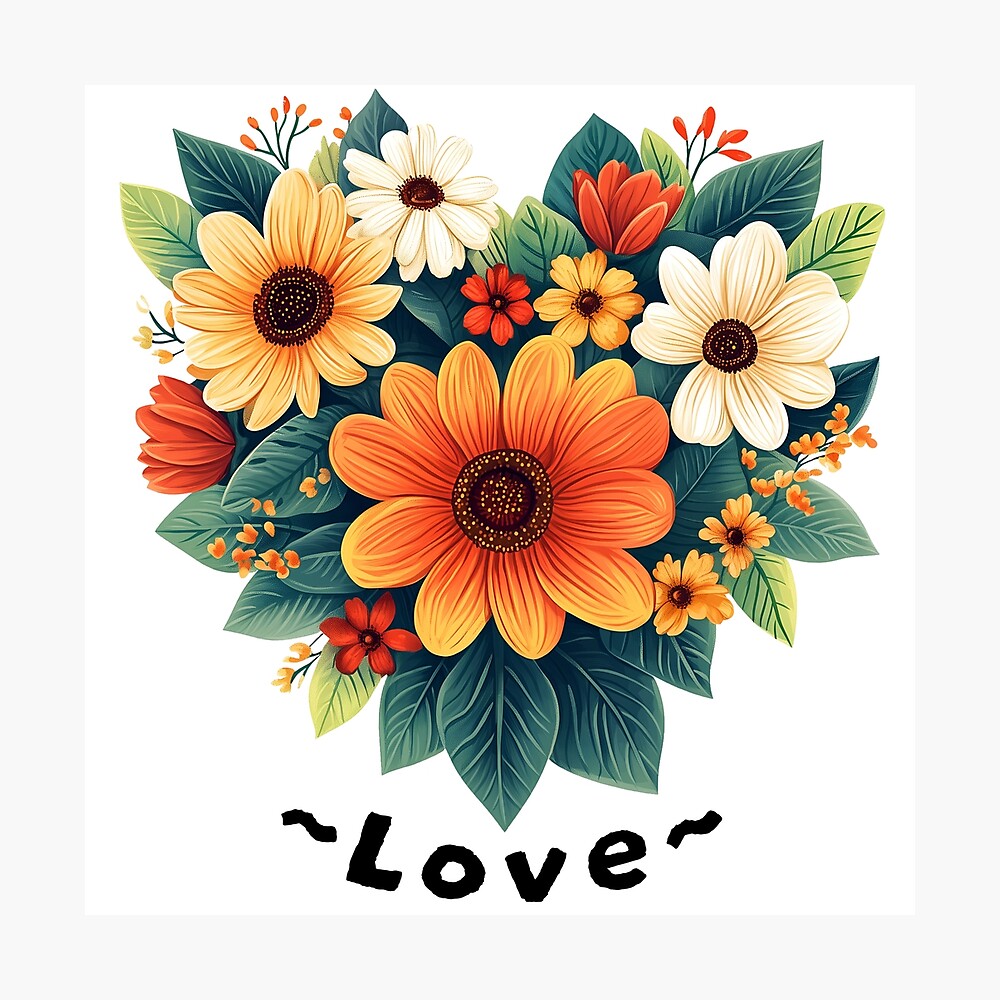 Lovely Heart-Shaped Flower Arrangement