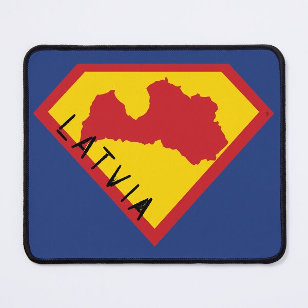 Item preview, SUPER LATVIA SHIELD - Freedom Is The Superpower - SUPERHERO spellout design designed and sold by pelagio.