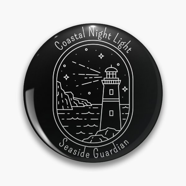 Item preview, Coastal Night Light - Seaside Guardian - White Text designed and sold by FaeryNuff.