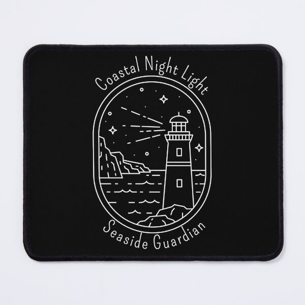 Item preview, Coastal Night Light - Seaside Guardian - White Text designed and sold by FaeryNuff.
