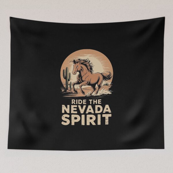 Item preview, Wild Mustang Adventure in Nevada Desert designed and sold by love3617.