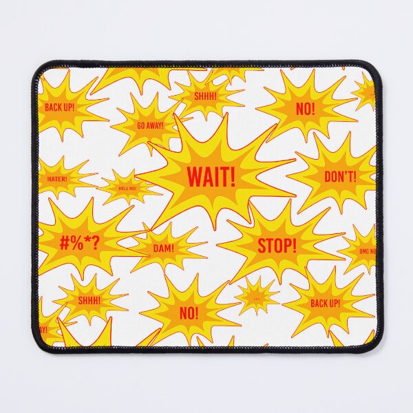Item preview, "Wait! Stop! Go Away!" Fun and Quirky Cushion designed and sold by studiopixxl.