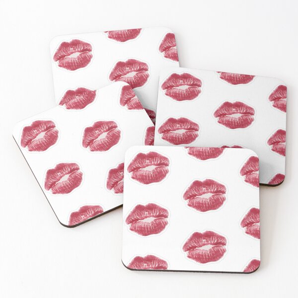 Item preview, lipstick kisses sticker designed and sold by stergioshop.