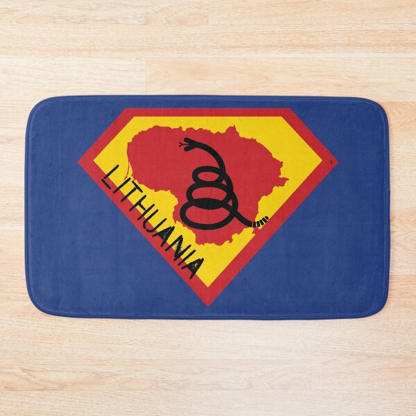 Item preview, LITHUANIA SHIELD - Freedom Is The Superpower - Modern Gadsden Snake Flag - Dont Tread On Me SUPERHERO spellout design designed and sold by pelagio.