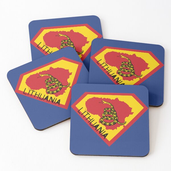 Item preview, LITHUANIA SHIELD - Freedom Is The Superpower -  Gadsden Snake Flag - Dont Tread On Me SUPERHERO spellout design designed and sold by pelagio.