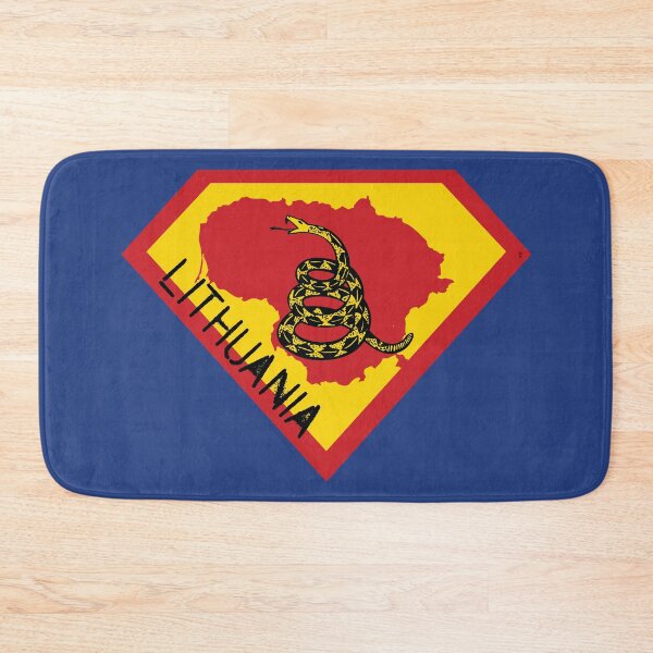 Item preview, LITHUANIA SHIELD - Freedom Is The Superpower -  Gadsden Snake Flag - Dont Tread On Me SUPERHERO spellout design designed and sold by pelagio.