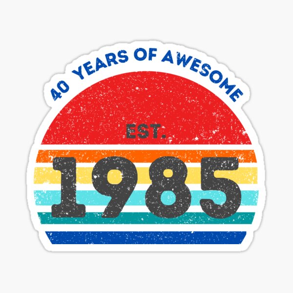 Item preview, Vintage 40th Birthday 1985 designed and sold by NewfieDragon.