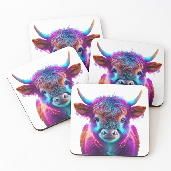 Item preview, Copy of Colourful Baby Highland Cow designed and sold by Steve-Craig.