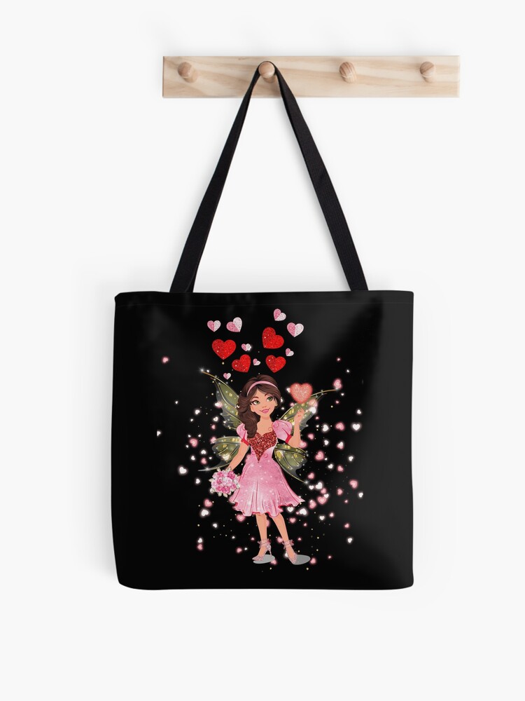 Thumbnail 1 of 2, Tote Bag, Gigi The Sweet Valentine Heart Fairy ™ designed and sold by TeelieTurner.