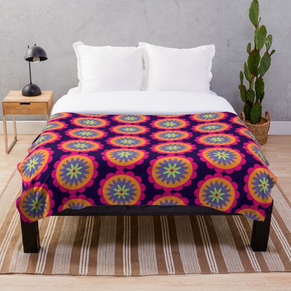 Item preview, colorful floral circle shapes designed and sold by Dinasworld.