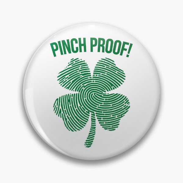 Item preview, Pinch Proof: Lucky St. Patrick's Day Four Leaf Clover Fingerprint Design designed and sold by elynne9.