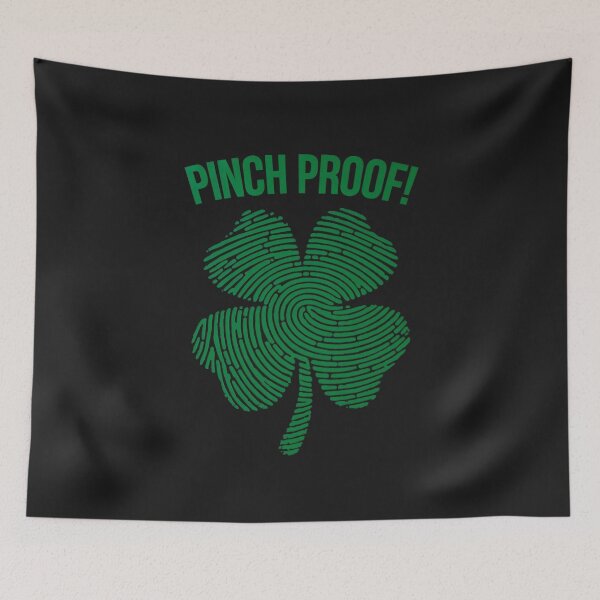 Item preview, Pinch Proof: Lucky St. Patrick's Day Four Leaf Clover Fingerprint Design designed and sold by elynne9.