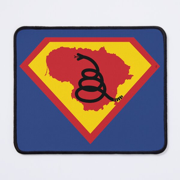 Item preview, LITHUANIA SHIELD - Freedom Is The Superpower - Modern Gadsden Snake Flag - Dont Tread On Me SUPERHERO design designed and sold by pelagio.