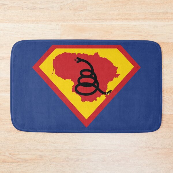 Item preview, LITHUANIA SHIELD - Freedom Is The Superpower - Modern Gadsden Snake Flag - Dont Tread On Me SUPERHERO  design designed and sold by pelagio.
