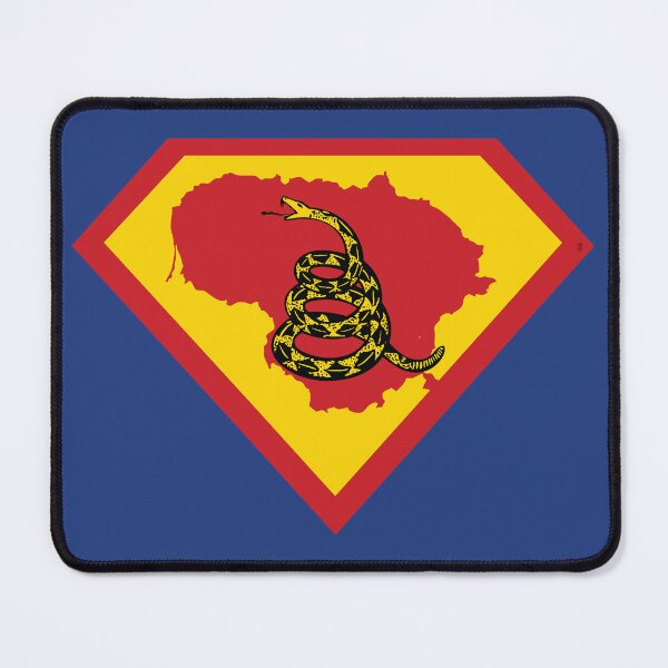 Item preview, LITHUANIA SHIELD - Freedom Is The Superpower - Gadsden Snake Flag - Dont Tread On Me SUPERHERO design designed and sold by pelagio.