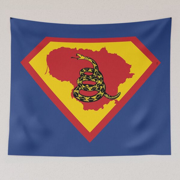 Item preview, LITHUANIA SHIELD - Freedom Is The Superpower -  Gadsden Snake Flag - Dont Tread On Me SUPERHERO  design designed and sold by pelagio.