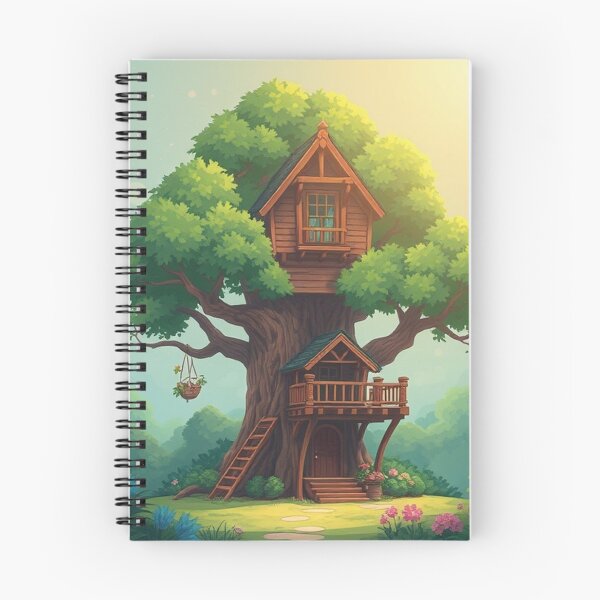 Item preview, Treehouse Building Cartoon Vector Icon designed and sold by hjian8219.