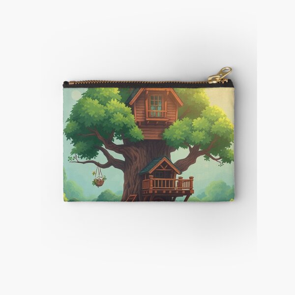 Item preview, Treehouse Building Cartoon Vector Icon designed and sold by hjian8219.