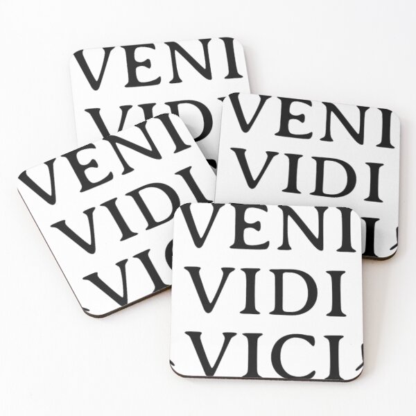 Item preview, VENDI VIDI VICI  I came, I saw, I conquered. juilius ceaser quote roman  designed and sold by GO-TSHIRTS.