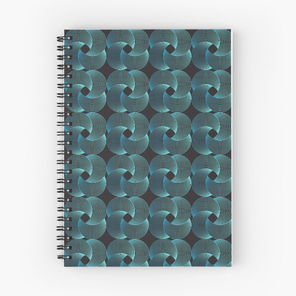 Item preview, blue swirls repeat pattern designed and sold by handmadehipsters.