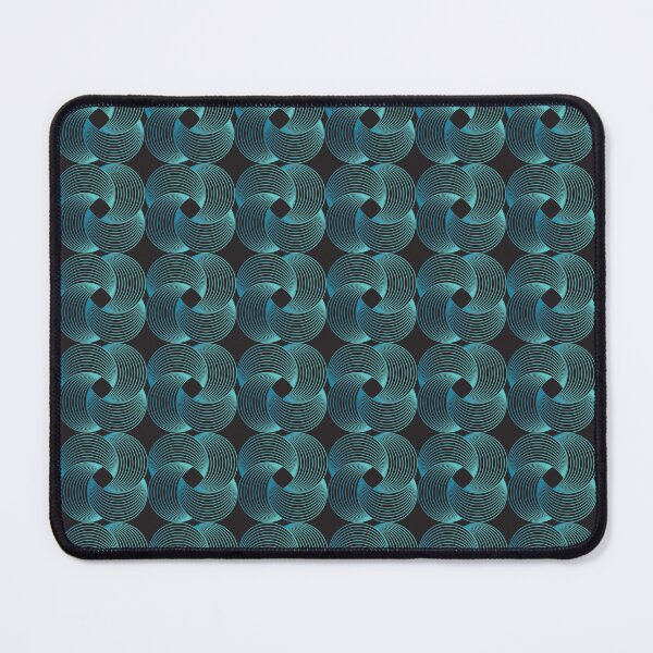 Item preview, blue swirls repeat pattern designed and sold by handmadehipsters.
