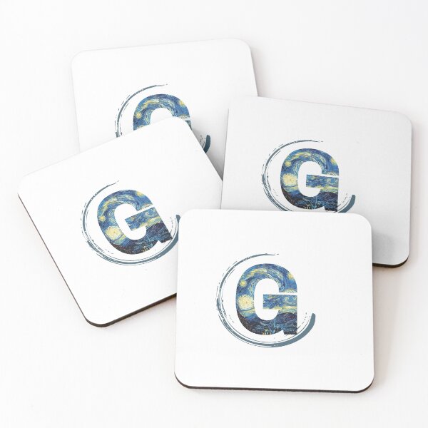 Item preview, Letter G of starry night designed and sold by begart008.