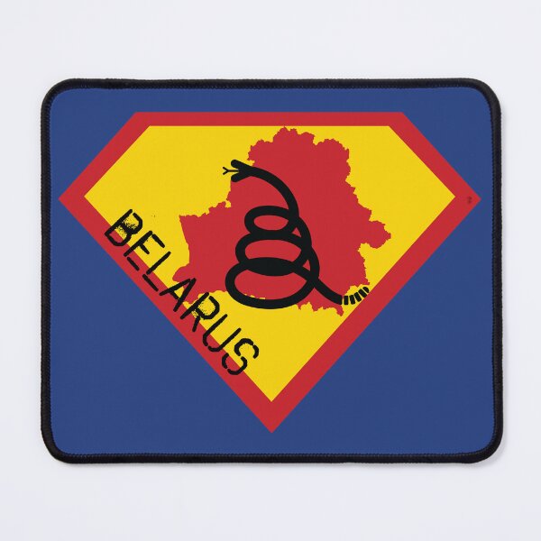 Item preview, BELARUS SHIELD - Freedom Is The Superpower - Modern Gadsden Snake Flag - Dont Tread On Me SUPERHERO spellout design designed and sold by pelagio.