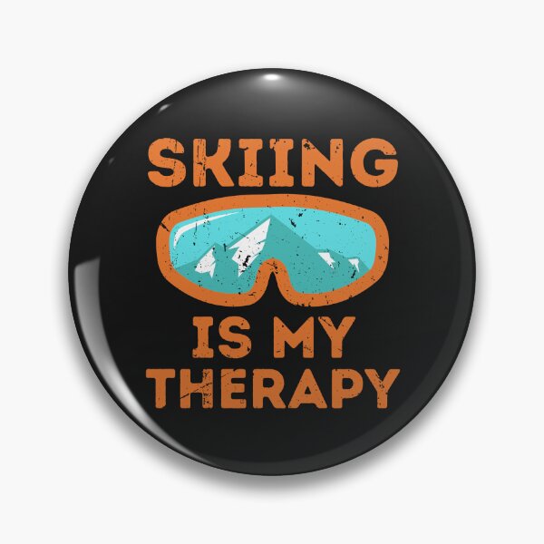 Item preview, Great Retro Skiing Is My Therapy  designed and sold by Guess4best.