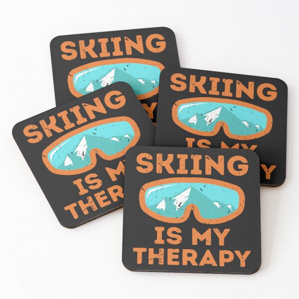 Item preview, Great Retro Skiing Is My Therapy  designed and sold by Guess4best.