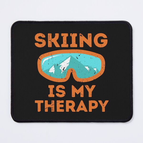 Item preview, Great Retro Skiing Is My Therapy  designed and sold by Guess4best.