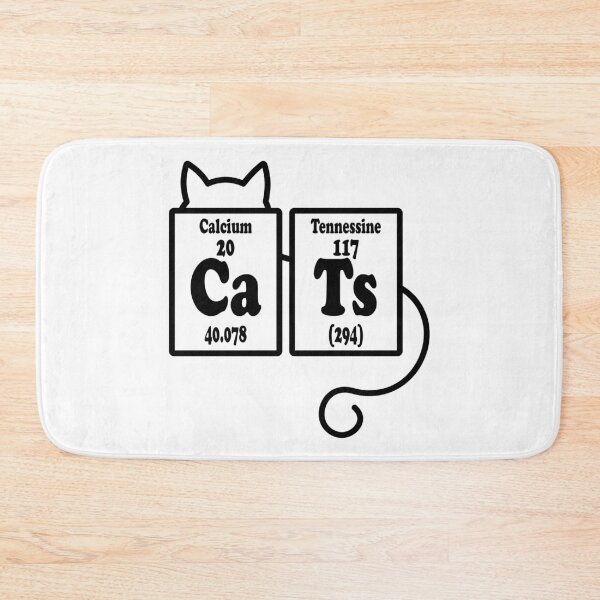 Item preview, CATS – Periodic Table Elements Gift for Cat Lovers and Science Fans designed and sold by ScienceCorner.