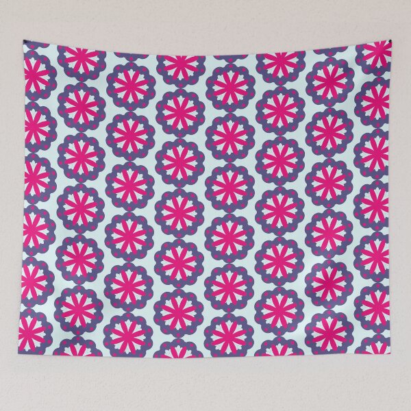 Item preview, colorful floral circle shapes designed and sold by Dinasworld.